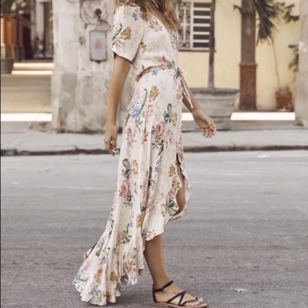 Small Floral Maxi Dress